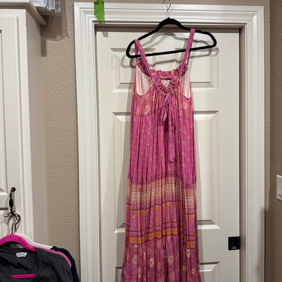 Spell Utopia Pink and Orange Maxi Dress - Picture 8 of 10